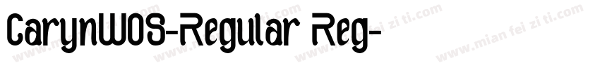 CarynW05-Regular Reg字体转换
